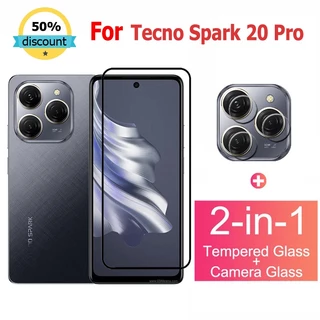 cường lực Tecno Spark 20 Pro Kính Cường Lực Bảo Vệ Màn Hình Cho Tecno Spark 10C 20C 10 20 Pro Pova Neo 4 5 Pro Camon 20 Pop 8 5G Glass Film Camera Protector