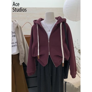 Ace Studios Áo Khoác hoodie áo khoác nữ zip hoodie Fashion Thông thường casual comfortable WWY23C0EYD 51Z231223