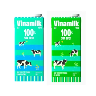 Sữa tươi Vinamilk hộp giấy 1L