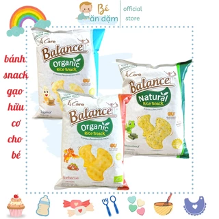 Bánh Snack gạo hữu cơ vị rong biển/BBQ/truyền thống 4Care Balance 25g