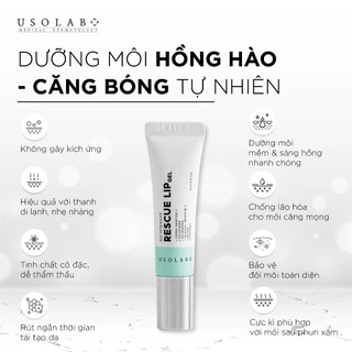 Tinh chất dưỡng môi Usolab Rescue Lip Gel 10ml