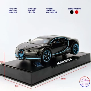 ( Mưa Sale ) Ô tô đồ chơi Xe mô hình sắt Bugatti Chiron hàng mới