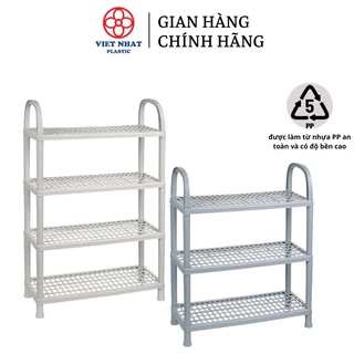 Kệ để giày dép bằng nhựa 3, 4 tầng nhựa Việt Nhật