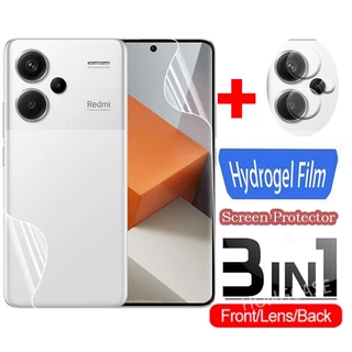 Kính Cường Lực 3 Trong 1 Bảo Vệ camera Trước Sau Cho xiaomi redmi note 13 pro plus 5g note13 13pro 13proplus 13pro + 2023