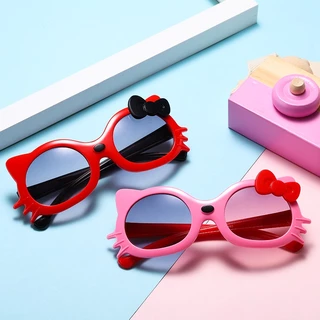 Kính Mát Hình sanrio kawaii Hello Kitty Thời Trang Cho Trẻ Em