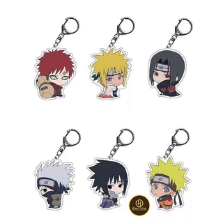 Naruto Móc Chìa Khóa Bằng acrylic In Hoạt Hình Nhật Bản_in 2 mặt rõ nét