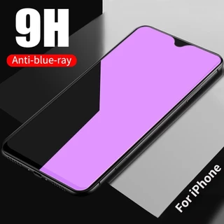 Kính cường lực nhám chống ánh sáng xanh và dấu vân tay cho iPhone 15 14 13 12 11 Pro Max Plus Mini X Xs Max XR 8 7 5 6 6s Plus 5 5s SE