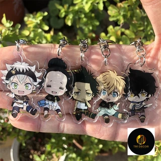 Móc khoá Anime Black Clover Keychain Asta Yami Sukehiro Anime Manga Nhật Bản Phụ Kiện Trang Trí Túi xách Balo