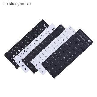 Miếng Dán Thay Thế Bàn Phím Chữ Tiếng Anh brvn Trắng Trên Bất Kỳ Máy Tính pc laptop brvn