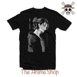 Mẫu áo thun in hình KAOS ANIME ATTACK ON TITAN EREN YEAGER DARK SIDE HUMANITY độc đẹp sp bán chạy