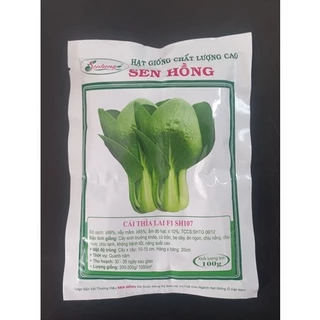 Hạt giống cải thìa lai SH 107 Sen Hồng 100g