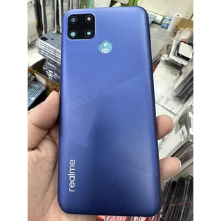 vỏ/lưng realme c12 zin-xanh