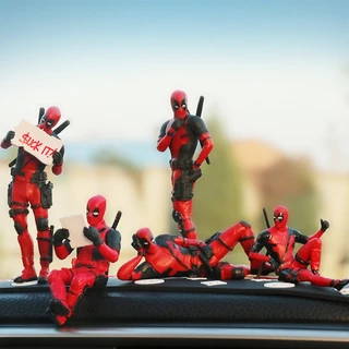 Bộ 3 Mô Hình Nhân Vật Deadpool Mini Dùng Trang Trí Xe Hơi