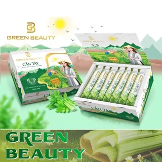 Ship Hỏa Tốc - Nước Ép Cần Tây GREEN BEAUTY Mẫu Mới Nhất - Hộp 36 gói