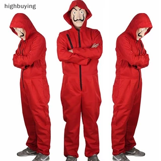 Trang PhụC Halloween Unisex Salvador Dali La Casa De Papel Money Heist ĐộC ĐáO