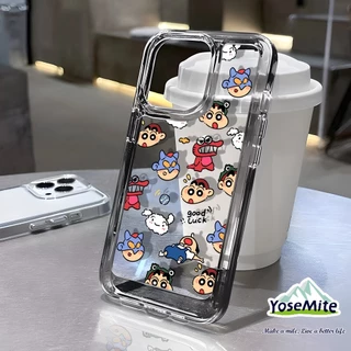 ốp shin chan XIAOMI trong suốt tpu Mềm Có Túi Khí Bảo Vệ camera Cho redmi note 11 10 9 8 pro 10c 9a 9c 9t 10a 12 11 lite 11 10t 11t poco x3 x4pro