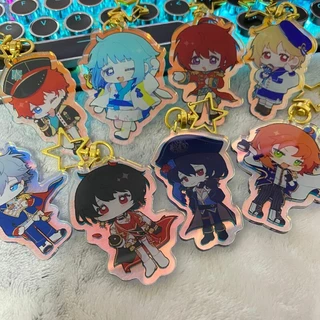 Móc khoá Ensemble Stars Anime Keychain Women Sena Izumi Shino Hajime Leo Key Chain Man Acrylic Kawaii