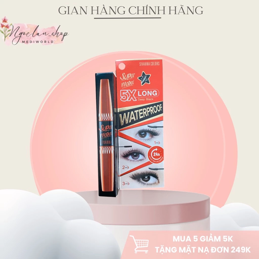 (Auth - Date Mới) Mascara 5x Sivanna Của Thái Lan