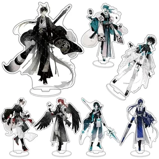 Mô hình Standee Anime Game Genshin Impact Figure Zhongli Xiao Baizhu rrr Phụ kiện trang trí để bàn góc học tập