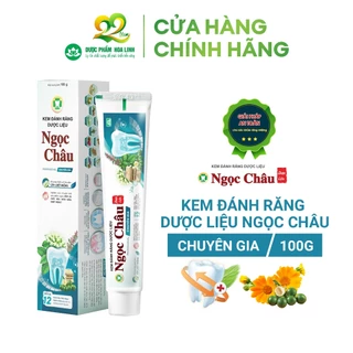 [CHÍNH HÃNG] Kem đánh răng dược liệu Ngọc Châu Chuyên Gia 100g GIÁ SỈ