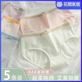 Quần Lót 100% cotton Lưng Vừa Thoáng Khí Kháng Khuẩn Thoải Mái Cho Nữ  