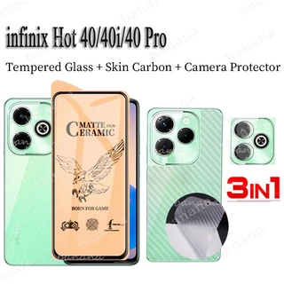 Kính Cường Lực Bảo Vệ Toàn Màn Hình 40i 3 Trong 1 Cho infinix Hot 40 Pro infinix Hot 40i