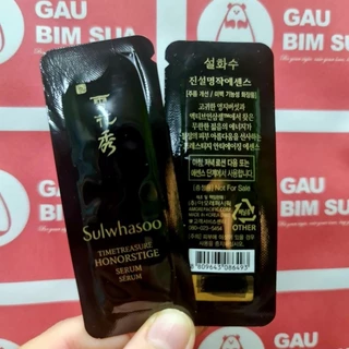 Gói tinh chất sâm đen trẻ hóa da sulwhasoo Timetreasure Honorstige 1ml  sẵn hàng [S2] OHUI CHÍNH HÃNG HỒ CHÍ MINH