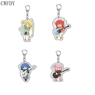 Móc khoá Kawaii Anime BOCCHI THE ROCK! Keychain Kita Ikuyo Yamada Ryo Key Chain Figure Charms Acrylic