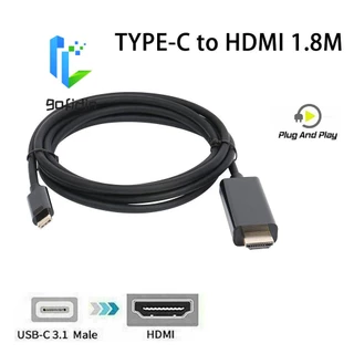 Dây Cáp Chuyển Đổi gofidin type-c Sang hdmi 4k 30hz Cho Màn Hình / Máy Chiếu / tv Bằng abs 1.8m