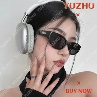 (yuzhu) Kính Mát Gọng oval Chống Tia uv Thời Trang Hàn Quốc Cho Nữ