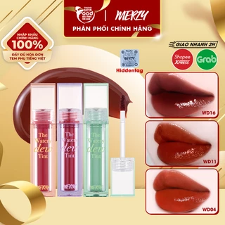 [sẵn] [New - Season 3] Son Tint Bóng, Lâu Trôi Cho Đôi Môi Ẩm Mịn Hàn Quốc Merzy The Watery Dew Tint 4g [tặng móc khóa]