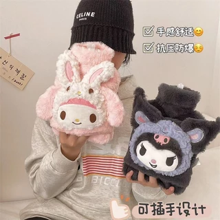 Mới Túi Chườm Nước Nóng Giữ Ấm Bụng Kiểu Hoạt Hình sanrio kuromi Đáng Yêu Cho Nữ