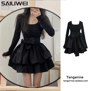 SAILIWEI Chic váy nữ Đầm Body Cho thời váy Phong cách phổ biến Fashion Cổ điển WLQ23C00T6 49Z231204