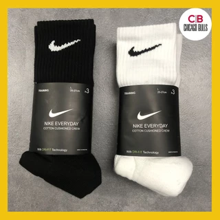 (𝗖𝗵𝗶́𝗻𝗵 𝗵𝗮̃𝗻𝗴) Vớ Tất Nike Thể Thao Dri-Fit Dri fit Cổ Cao giá tốt