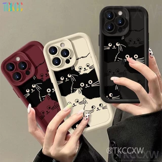 Ốp Điện Thoại Mềm Họa Tiết Mèo Hoạt Hình Graffiti Cho Redmi Note 12 11 11T Pro + 12 Turbo 11S