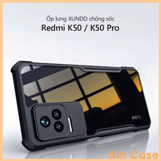 Ốp lưng XUNDD Xiaomi Redmi K40S / K50 / K50 Gaming / K50 Pro / K50 Ultra, TPU Mặt Lưng Trong Suốt, Chống Ố