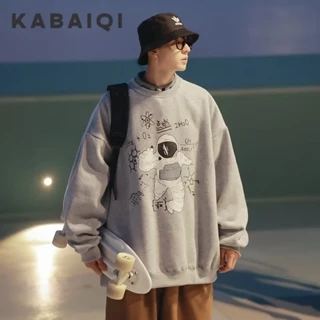 Áo khoác KABAIQI ao sweater nam áo dài tay áo Nỉ siêu rẻ phù hợp nam nữ 2023 NEW WS230810 C90AJYE