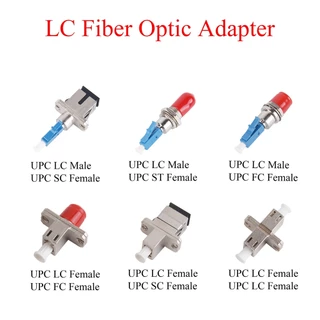 Bộ chuyển đổi sợi quang 5 chiếc UPC LC Nam / Nữ sang UPC FC / LC / SC / ST Bộ chuyển đổi nữ Đầu nối lai quang đơn chế độ