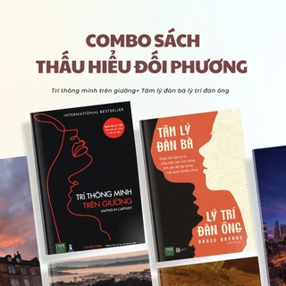 Sách - Combo Trí Thông Minh Trên Giường + Tâm Lý Đàn Bà Lý Trí Đàn Ông