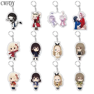 Móc khoá Fashion Anime Lycoris Recoil Keychain Chisato Nishikigi Cartoon Cute Figures Acrylic phụ kiện trang trí