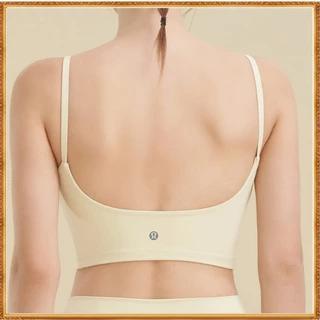 Lulemons Khỏa Thân Thể Thao Áo Thể Dục Top Bên Ngoài Mặc Sling Quần Lót Nữ Yoga Áo Ngực Cố Định Miếng Lót Ngực MZ06