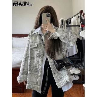 FUJIN áo khoác dù áo khoác bomber Thời trang chic casual Cổ điển WJK23B0RCI 47Z231120