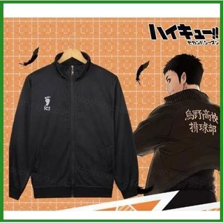 Bộ Đồng Phục Hóa Trang Học Sinh Trung Học Haikyu karasuno