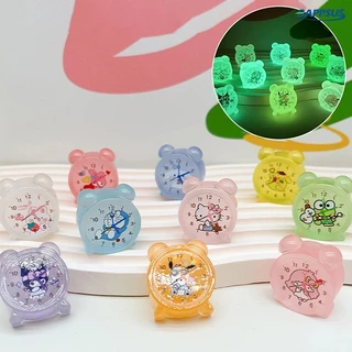 Đồng Hồ Báo Thức Hình Gà Sanrio 3D Dạ Quang Dễ Thương