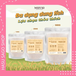 Bột Cám Gạo Nguyên Chất Mizuki Tẩy Tế Bào Chết Cơ Thể Và Da Mặt