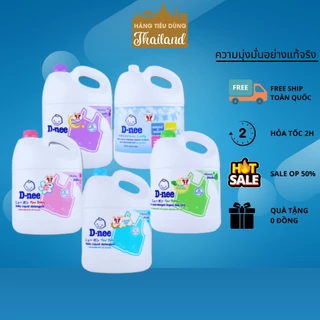 (TRỢ GIÁ) Nước giặt quần áo em bé Dnee 3000ml/1400ml - Nước Giặt Xả Cho Trẻ Em an toàn, Chính hãng tem !. !