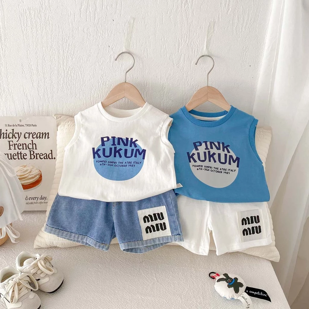 Áo Vest trẻ em mùa hè Áo sơ mi bé trai 1-6 tuổi