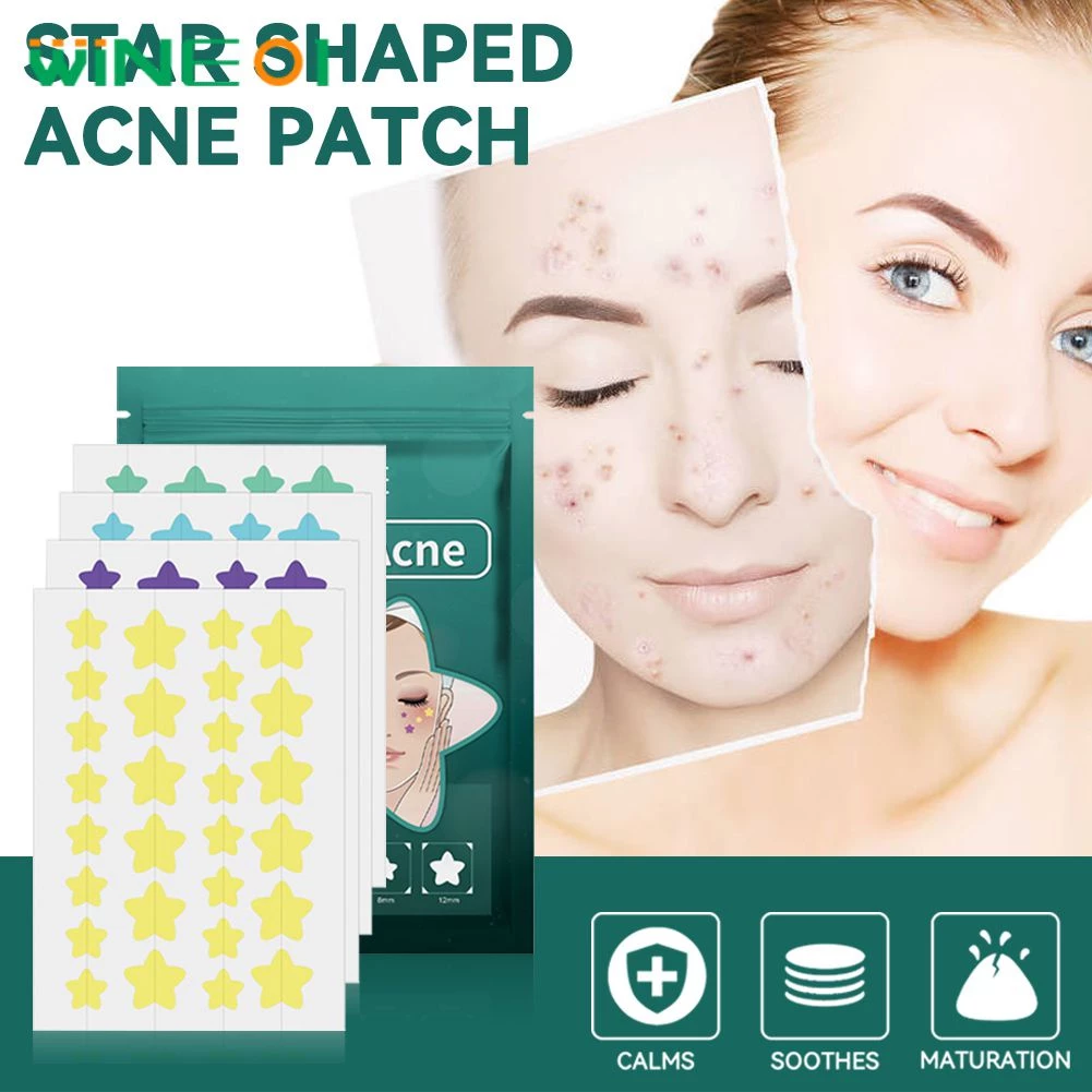 Eelhoe 112 miếng dán Star Pimple Patch Điều trị vết thâm Chăm sóc da Mụn trứng cá Sửa chữa không thấm nước Chiết xuất từ cây trà Thành phần tự nhiên an toàn wine01