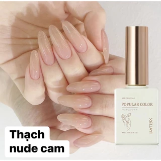 XEIJIAYI Sơn thạch nude cam siêu xinh thông dụng chai 15ml