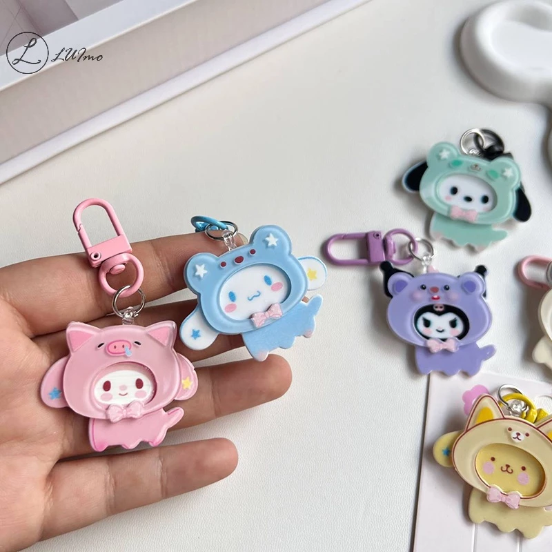 SANRIO Luimo Móc Chìa Khóa Họa Tiết Hoạt Hình Kuromi My Melody Cinnamoroll Dễ Thương Trang Trí Túi Xách / Quà Tặng Bán Chạy